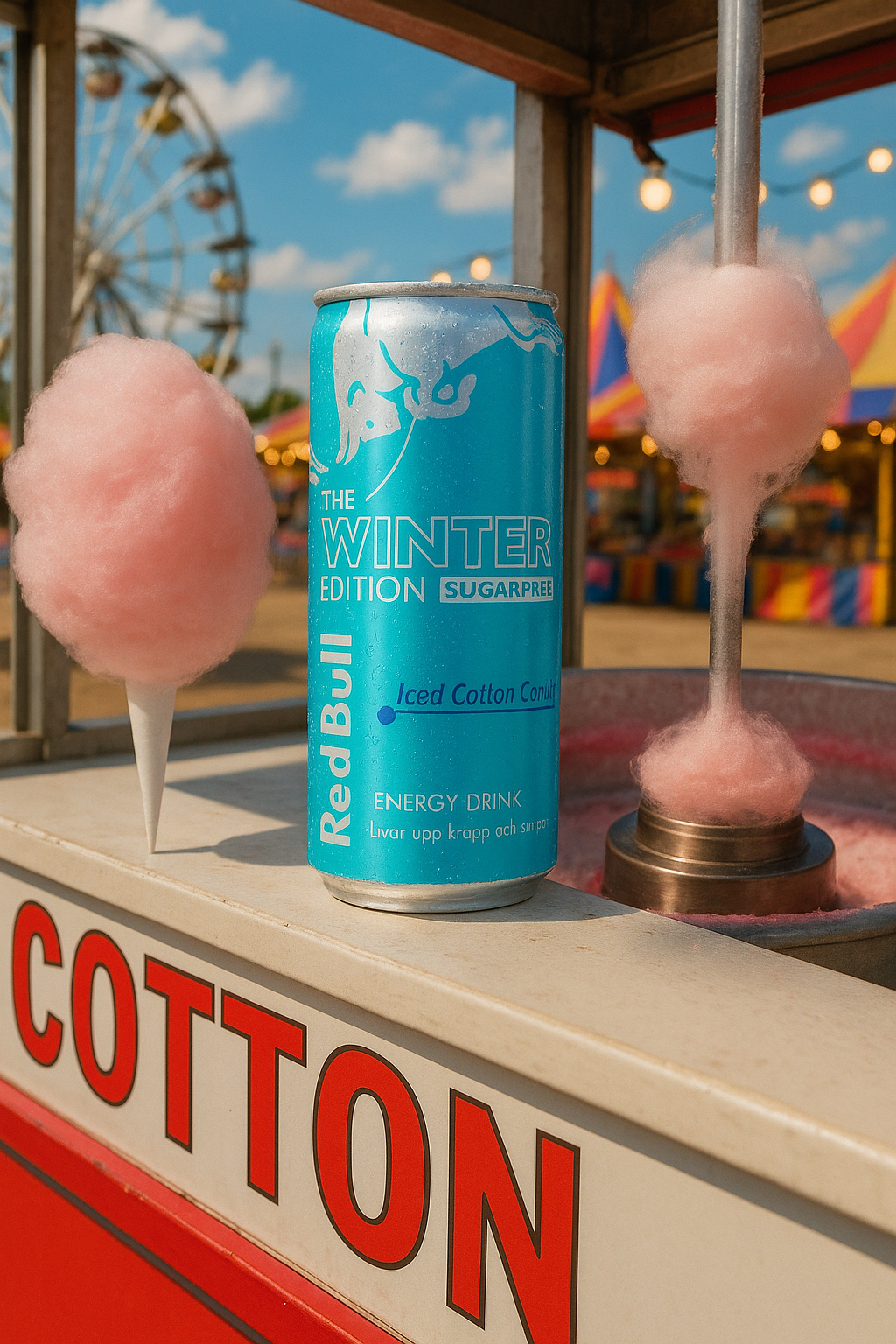 Redbull Barbe à papa